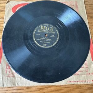 Mills Brothers 78 RPM Decca 27267 Funny‎ Feelin I Dont Mind Being All Alone